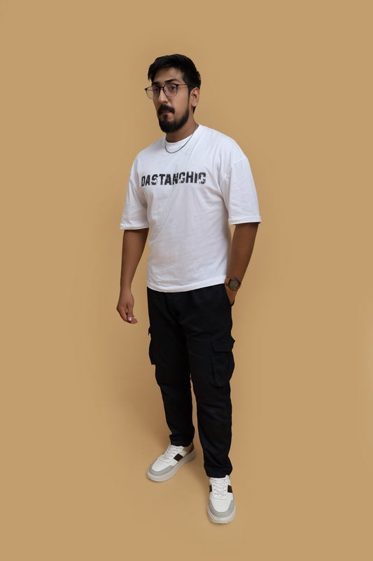 Drop Drop Shoulder Oversized Cotton Jersey Tee